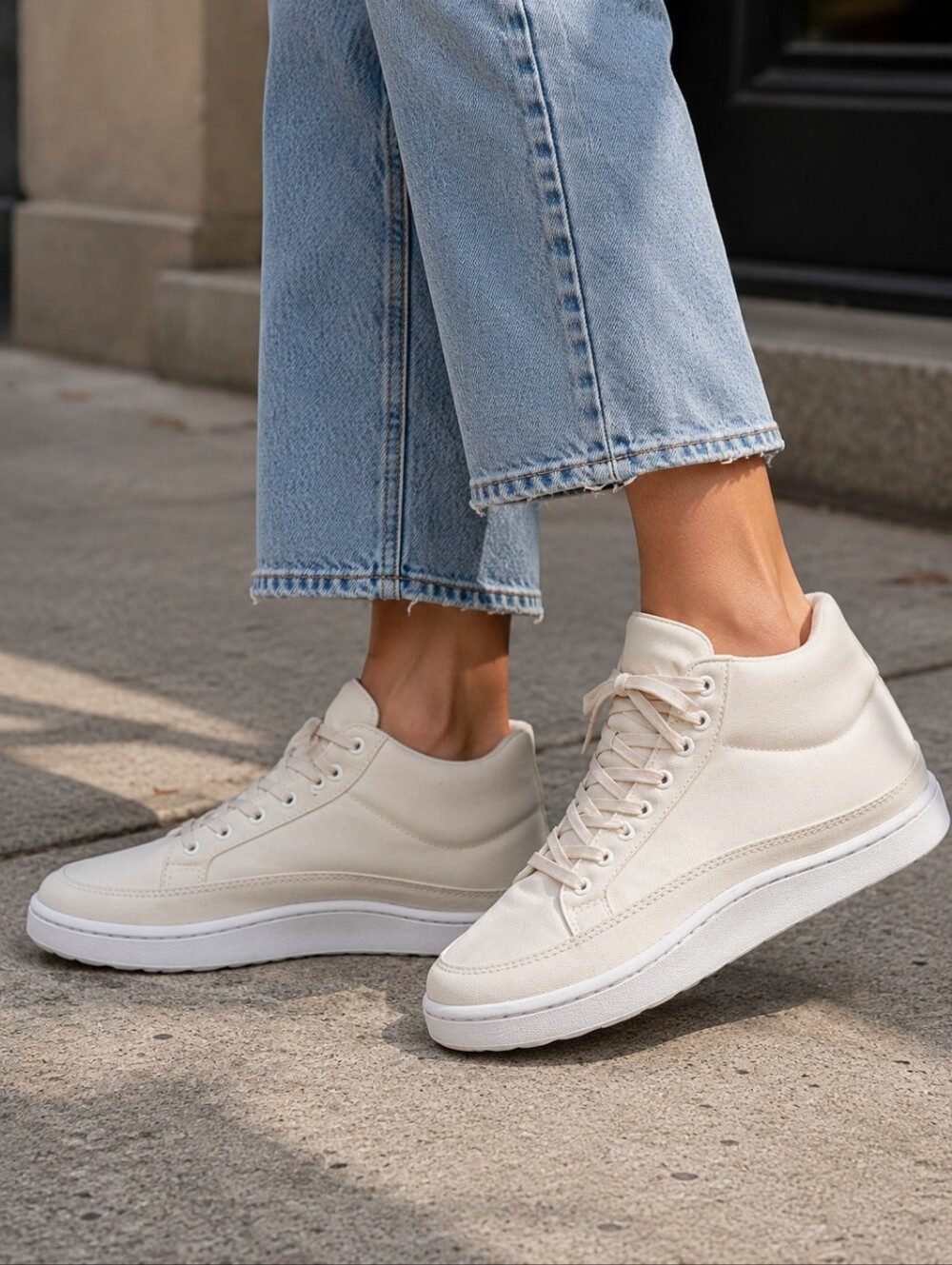 Allbirds Pacer Canvas Mid Top Sneaker - Picture 1 of 7